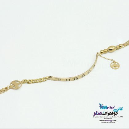 دستبند طلا - طرح کارتیه عاشقانه-MB1140
